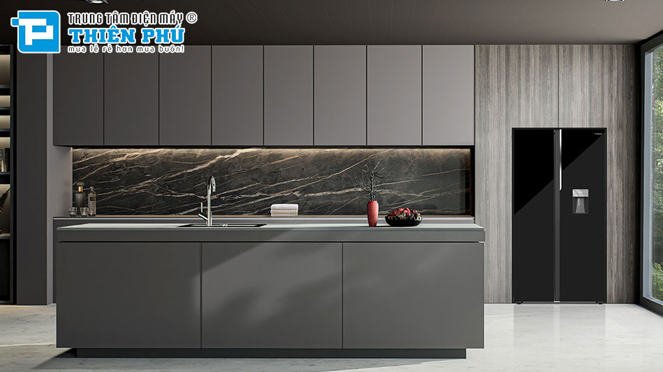 Tủ Lạnh Hitachi Side By Side Inverter 529 Lít HRSN9563DWGBVN