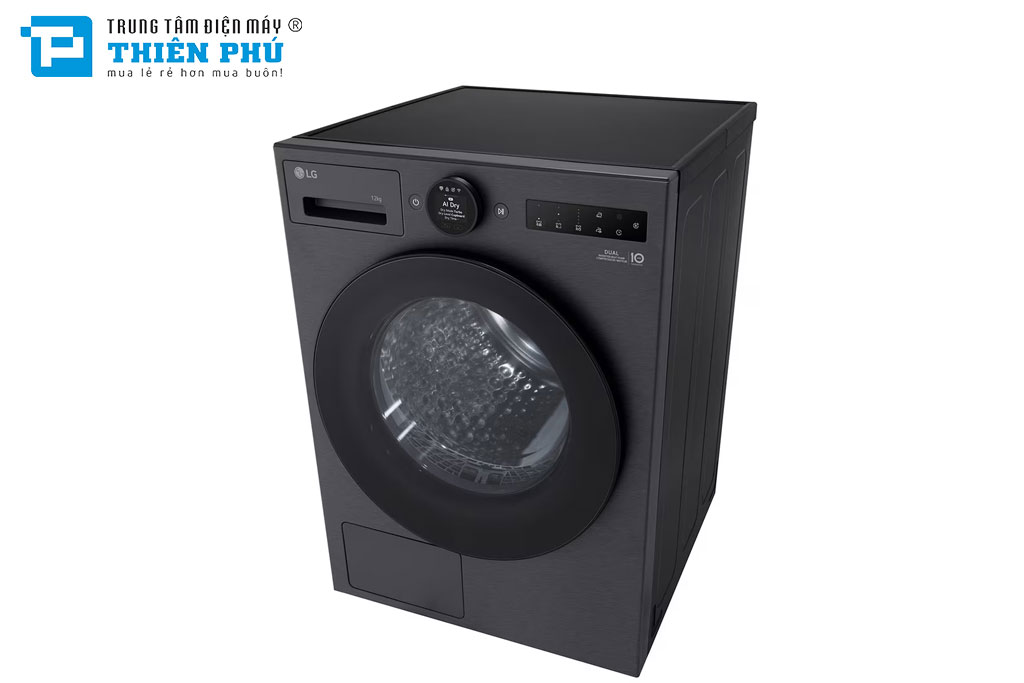 Gia đình đông thành viên đừng bỏ qua chiếc máy sấy quần áo LG 12kg RX12VHP3K