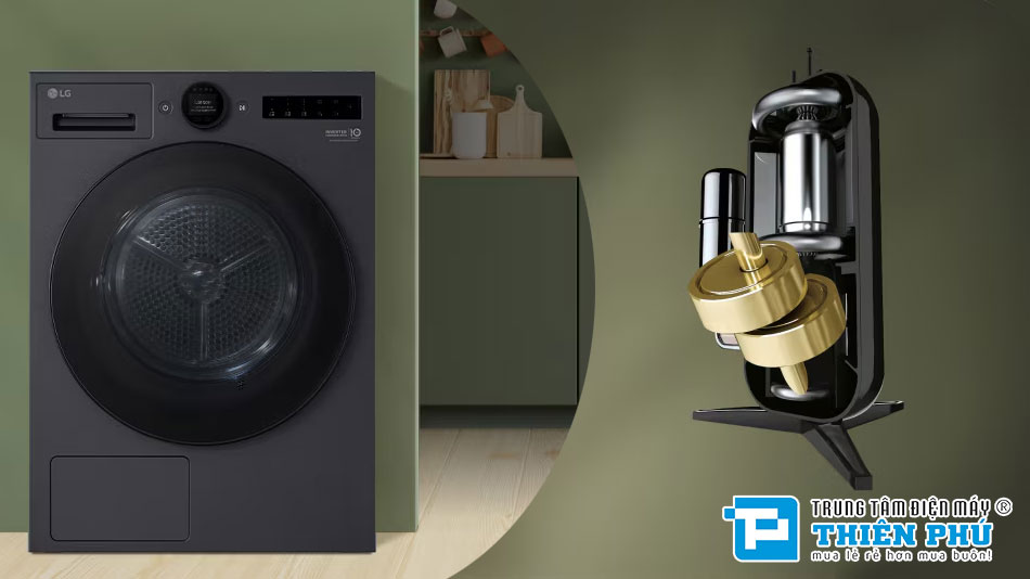 Máy Sấy Quần Áo LG Inverter 12Kg RX12VHP3K