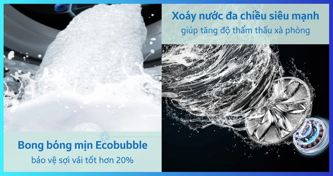 Máy giặt Samsung lồng đứng WA40F95E1CSV giá siêu hợp lý, hội tụ công nghệ hiện đại lại rất tiết kiệm điện