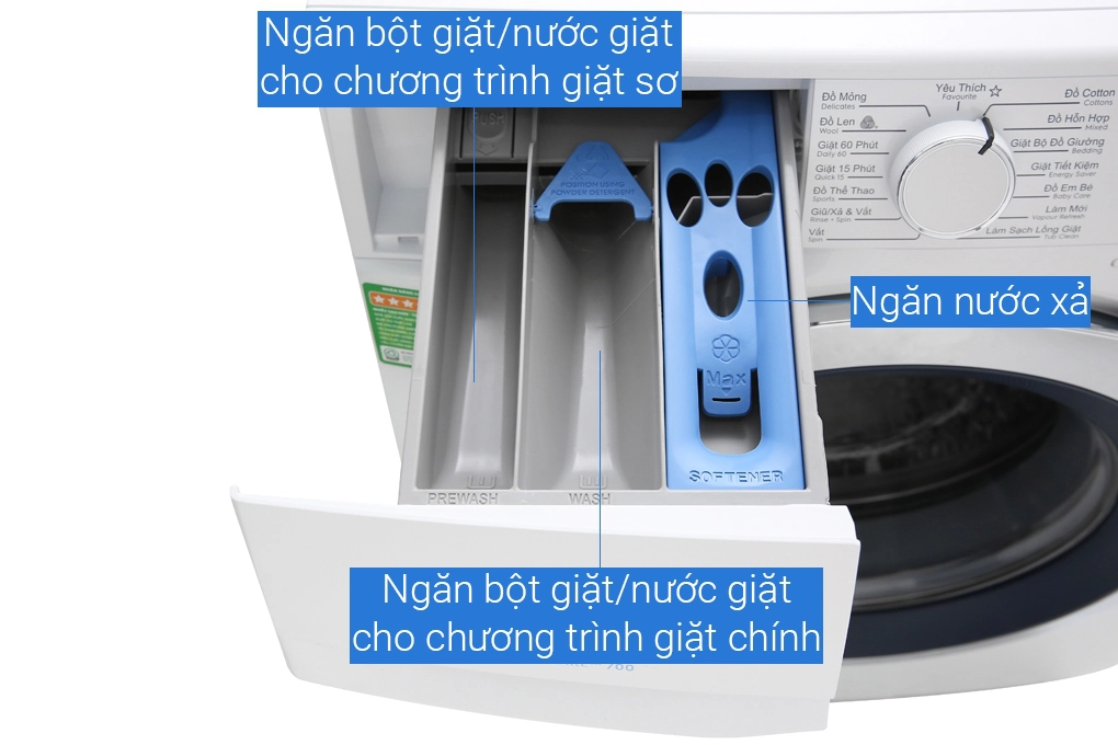 Hướng dẫn sử dụng máy giặt Electrolux lồng ngang giá rẻ EWF1024D3WC cho người mới 