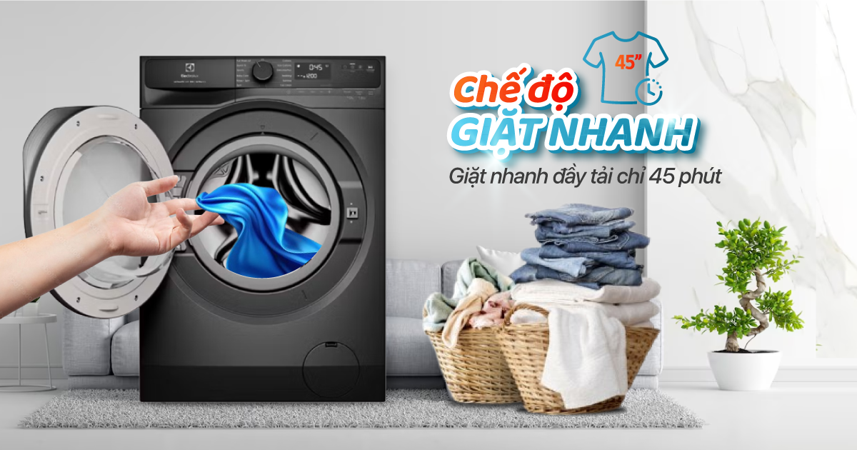 Máy giặt Electrolux cửa trước 9kg EWF9023P5SC lựa chọn lý tưởng cho gia đình Việt 
