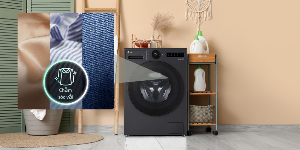 Khám phá 7 công nghệ thông minh đáng chú ý trên máy giặt LG cửa trước FX1412S3KAV