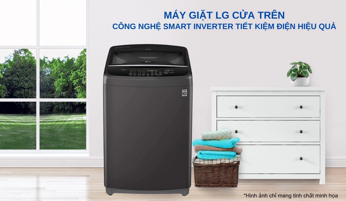 Máy giặt LG 10kg T2310VS2B khác biệt gì so với máy giặt lồng đứng thông thường