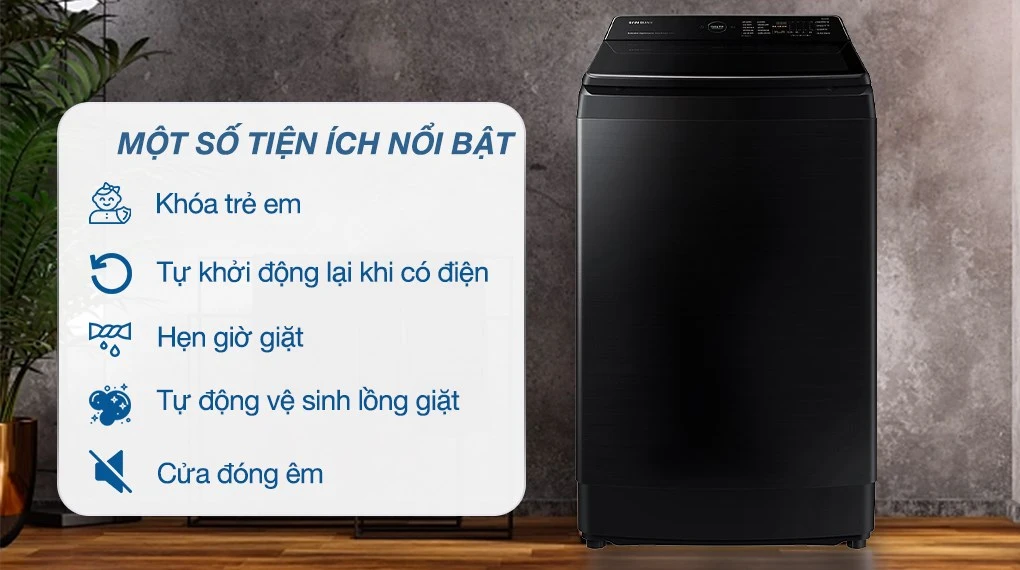 Máy giặt Samsung 12kg lồng đứng WA12CG5886BV/SV và WA12CG5745BV/SV: Đâu là lựa chọn tối ưu nhất