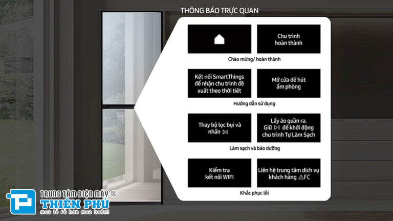 Giới thiệu những đặc điểm hiện đại của tủ chăm sóc quần áo Samsung 3 móc DF18CB8600ERSV