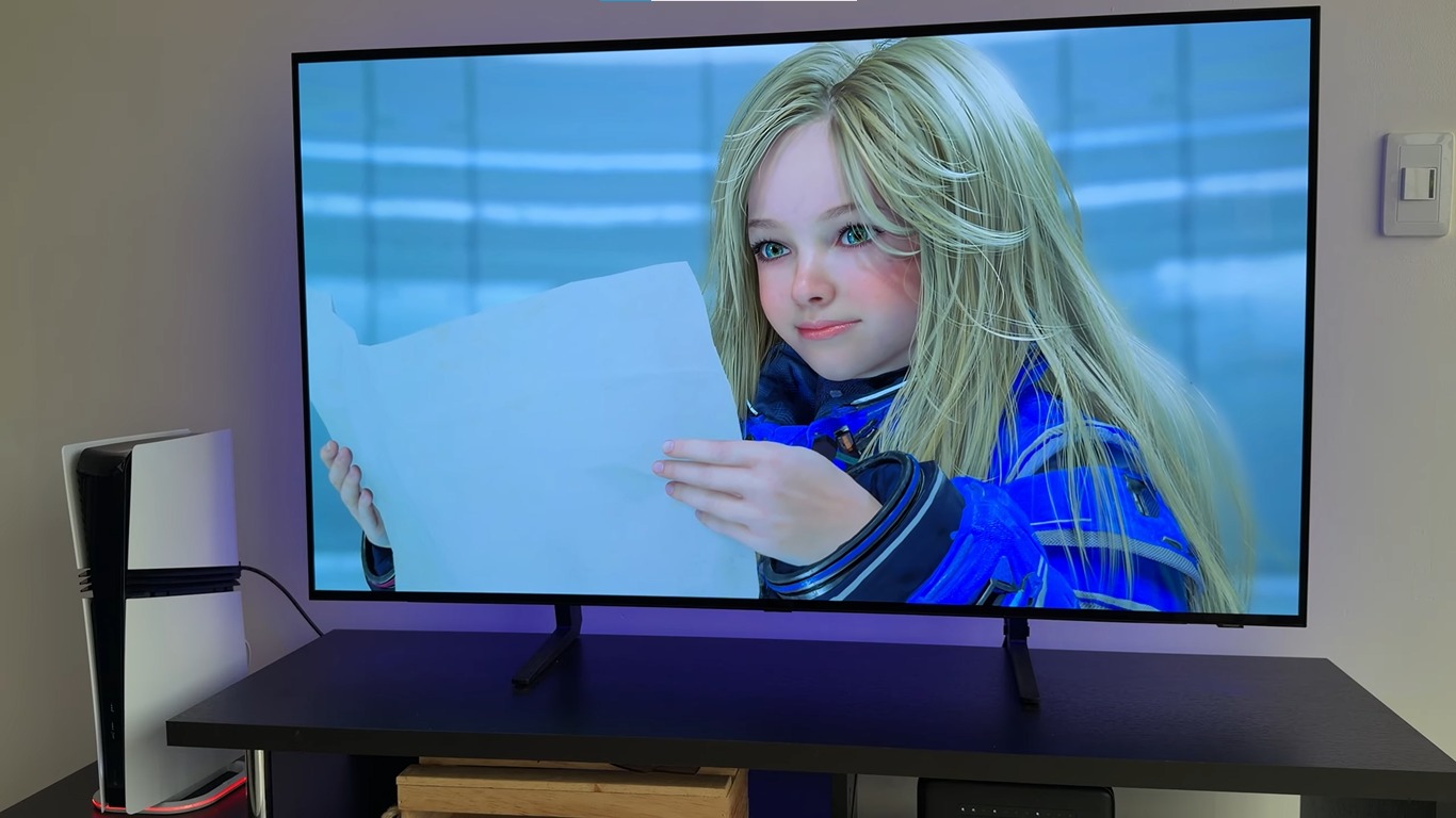 Test độ sáng và độ tương phản của tivi Samsung 77 inch OLED QA77S90FAEXXV