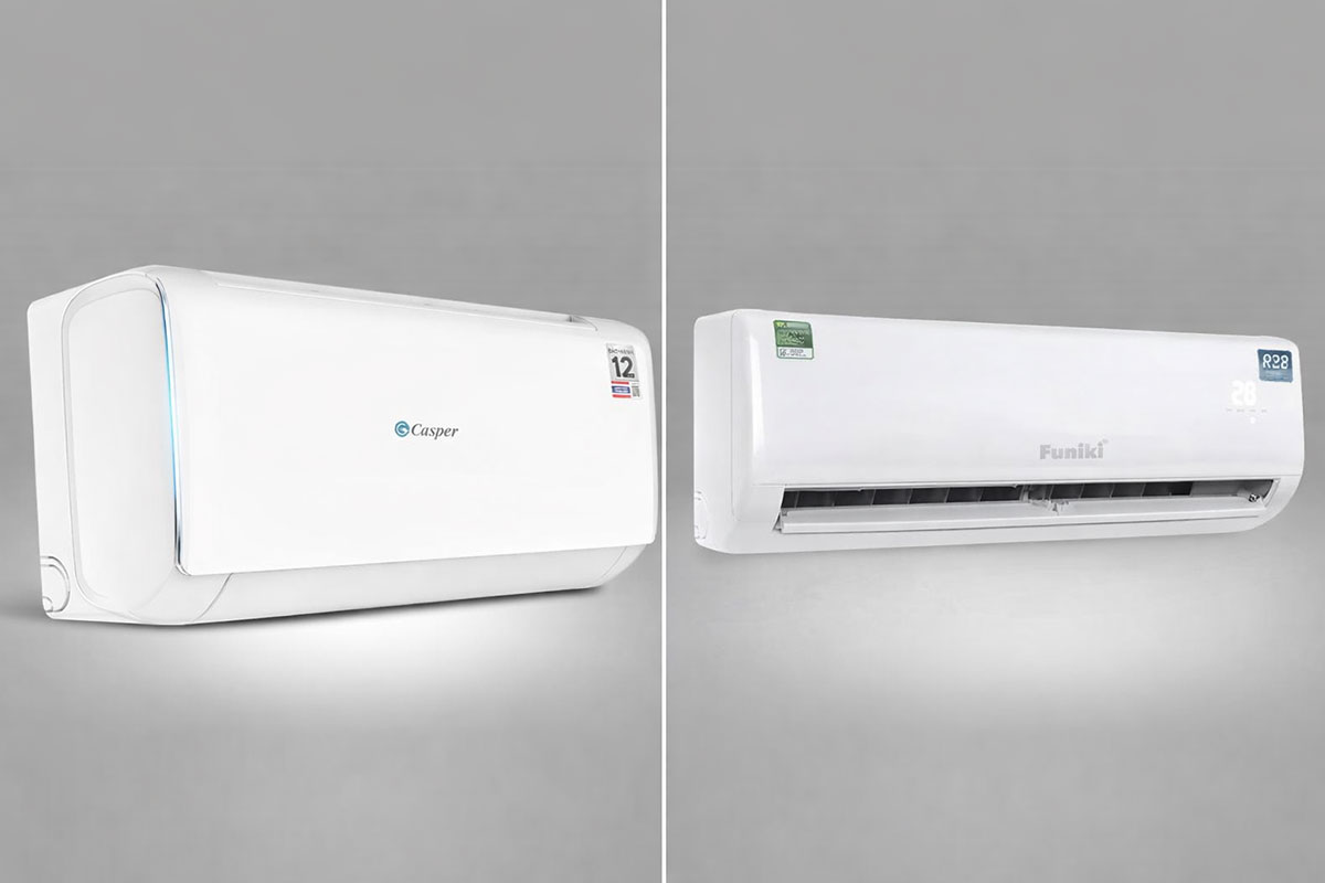 So sánh điều hòa Casper JC-18IU36 và Funiki HIC18TMU, nên chọn máy nào dưới 10 triệu?