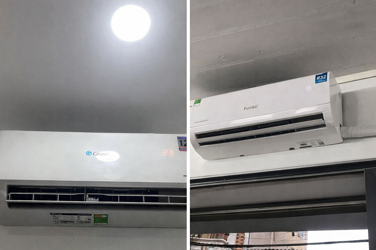 So sánh điều hòa Casper JC-24IU36 và Funiki HIC24TMU, nên mua điều hòa 24000btu nào?