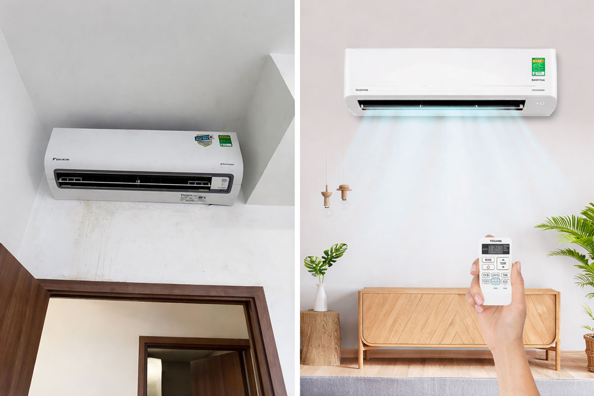 Tấm giá dưới 10 triệu, nên mua điều hòa Daikin FTKB25ZVMV hay Toshiba RAS-H10S4KCV2G-V?