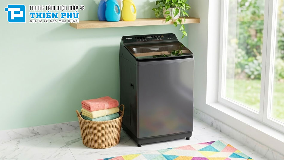 Máy Giặt Toshiba Inverter 12Kg AW-T26D1300TV(MG)