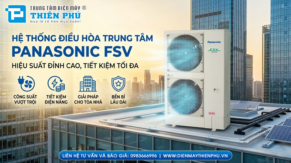 Có nên đầu tư hệ thống điều hòa trung tâm Panasonic 2 chiều U-10LE2H7?