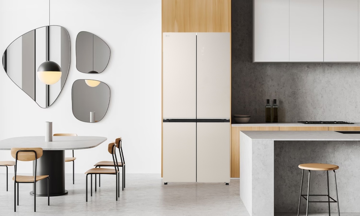 Tủ lạnh LG F51EG mặt gương hiện đại cùng nhiều công nghệ