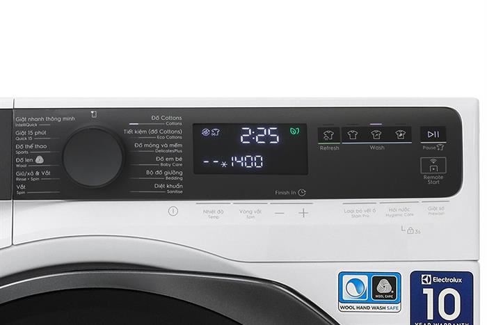 Hướng dẫn sử dụng máy giặt Electrolux 13kg EWF1343R7WC từ A-Z: Tối ưu giặt sạch, tiết kiệm điện nước hiệu quả