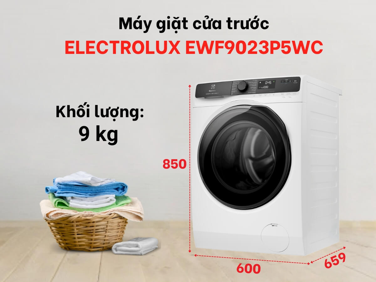Có nên mua máy giặt Electrolux EWF9023P5WC cho gia đình 3–5 người? Góc nhìn thực tế sau khi sử dụng