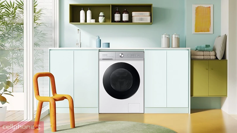 Phân tích ưu nhược điểm máy giặt Samsung cửa trước WW10DB7U34GWSV: Có gì khác biệt so với máy giặt inverter thông thường?
