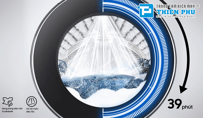 Hướng dẫn sử dụng máy giặt sấy Samsung inverter WD11T734DBX/SV tiết kiệm điện giặt sạch sấy nhanh tại nhà