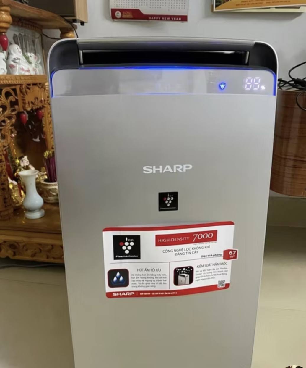 Review máy lọc không khí hút ẩm Sharp DW-J27FV-S, thiết bị 2 trong 1 hoàn hảo cho gia đình