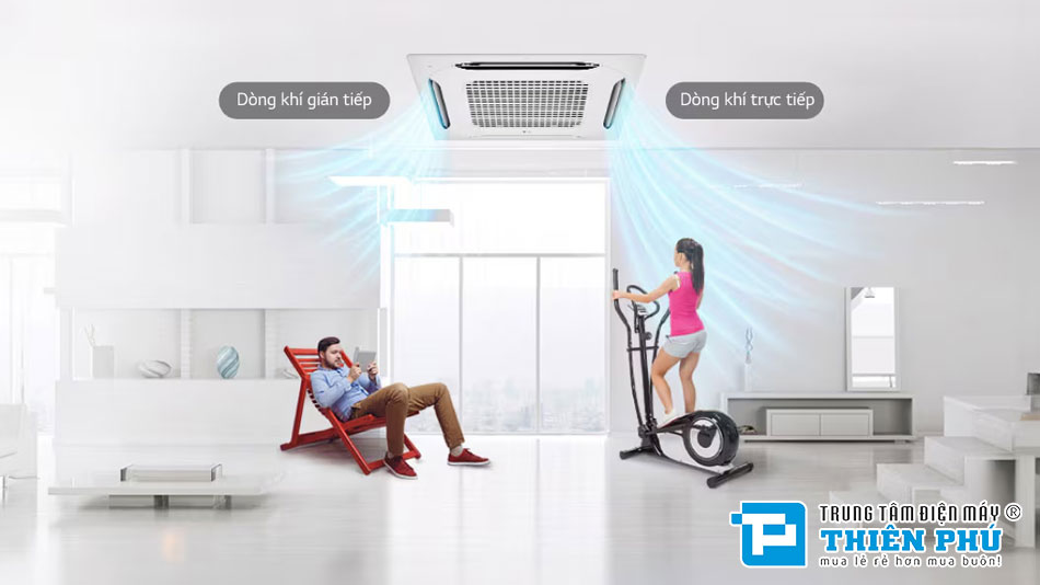 Điều Hòa Âm Trần LG 1 Chiều Inverter 4 hướng thổi ZTNQ-GPLA1