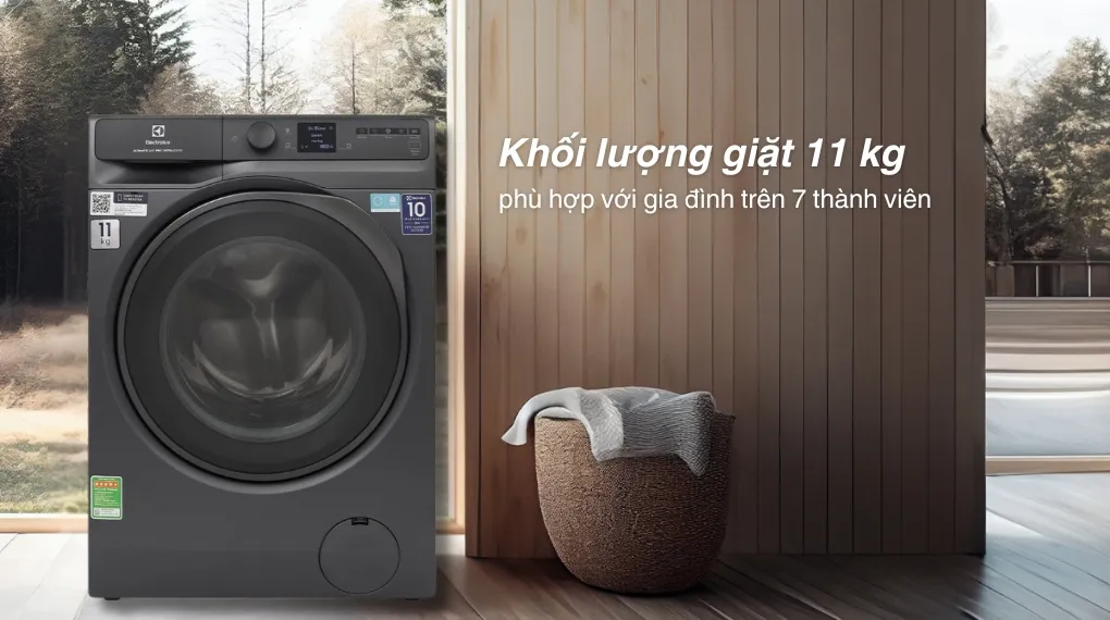 Cách dùng máy giặt Electrolux 11kg EWF1142R9SC để bền và hiệu quả 