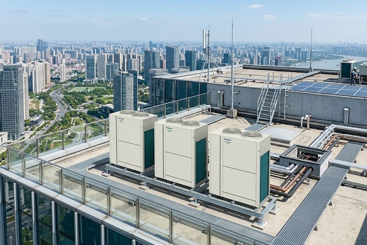 Lý do chủ đầu tư tin chọn dàn nóng điều hòa trung tâm Panasonic U-20ME2H7