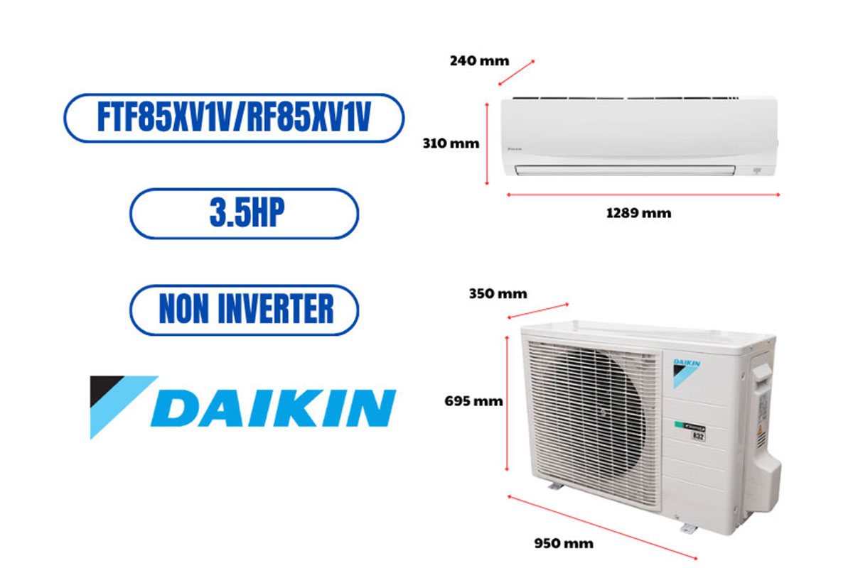 Điều hòa Daikin FTF85XV1V có gì khác biệt so với model cũ FTF60? Những cải tiến đáng giá