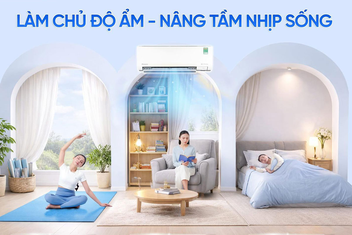 5 điểm đáng tiền trên điều hòa Daikin 1 chiều inverter FTKM60AVMV cao cấp