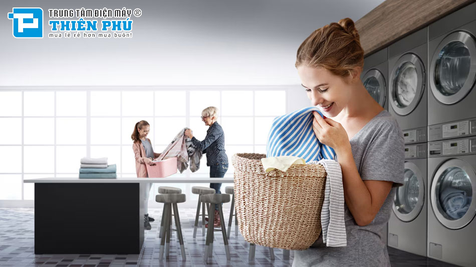 Máy Giặt Công Nghiệp LG Inverter 13Kg CWT29MDQRS