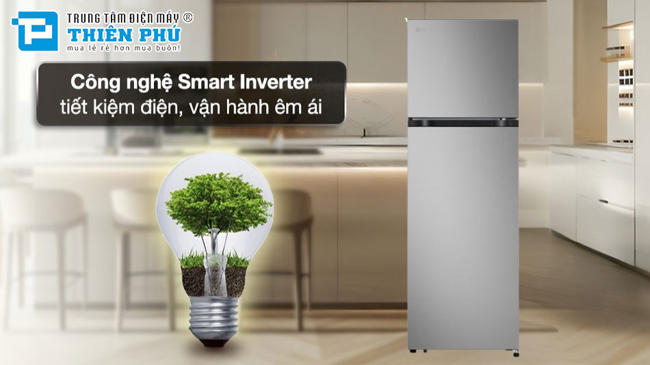 Tủ Lạnh LG Inverter 2 Cánh 266 Lít LTB26SVM