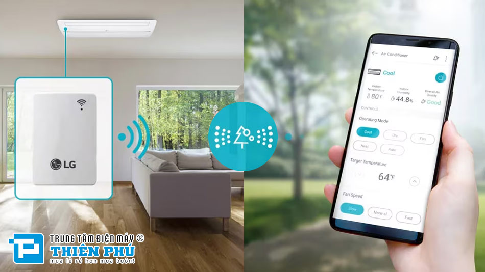 Điều Hòa Âm Trần LG 1 hướng thổi 2 Chiều Inverter ZTNW-GTLA1/ZUUW-GV1