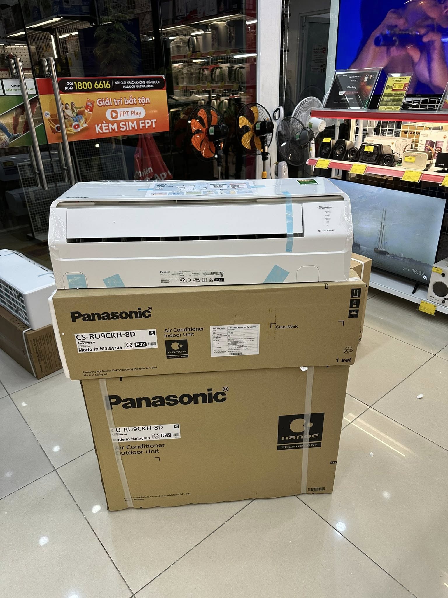 Khả năng làm mát nhanh hiệu quả đến 18% của điều hòa Panasonic CS-RU9CKH-8D là do đâu?