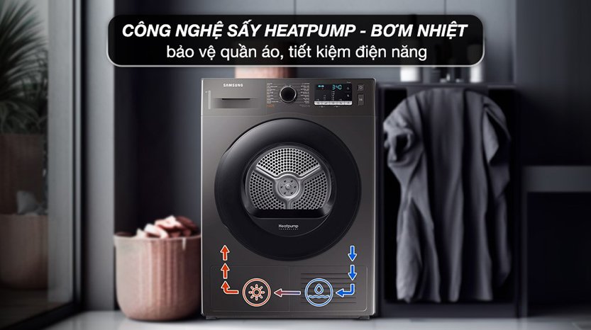 Có nên lựa chọn máy sấy quần áo Samsung 10kg DV10BB9440GB/SV cho gia đình bạn