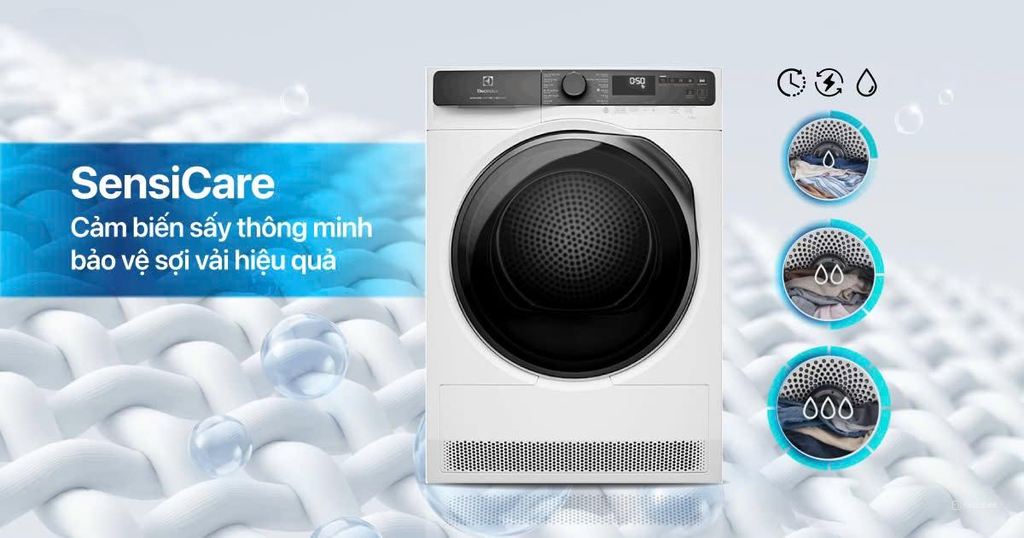 Liệu máy sấy quần áo Electrolux 8Kg EDH803J5WC có phải lựa chọn hợp lý cho gia đình bạn?