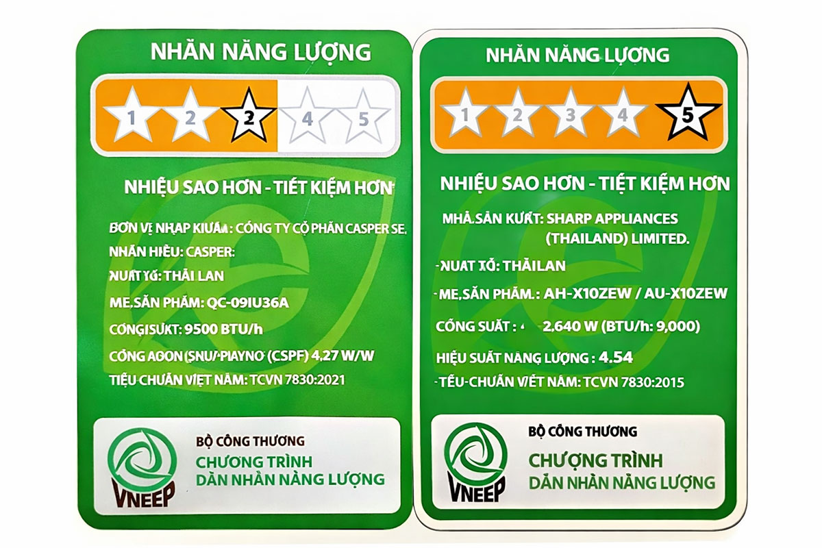 So sánh điều hòa Casper QC-09IU36A và Sharp AH-X10ZEW, nên mua máy ở tầm trung?