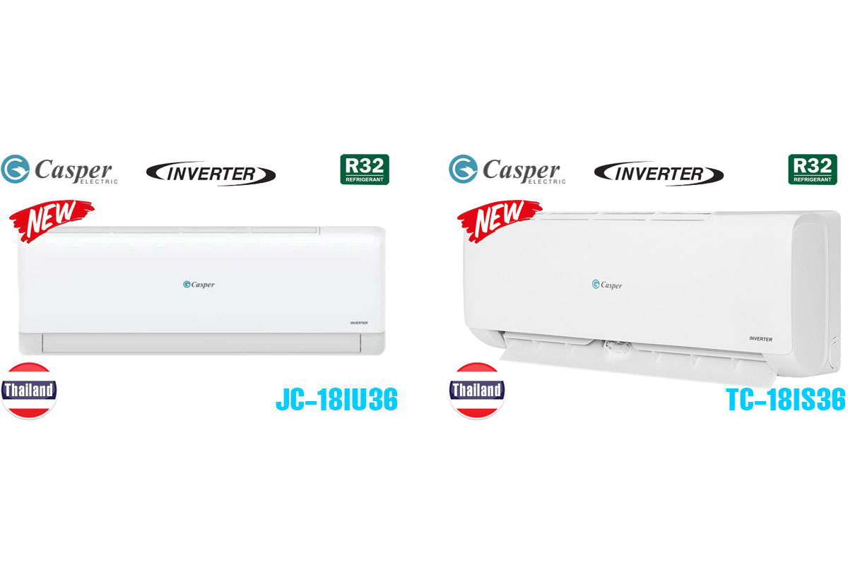 So sánh điều hòa Casper JC-18IU36 và TC-18IS36, nên chọn model nào cho hè 2026?