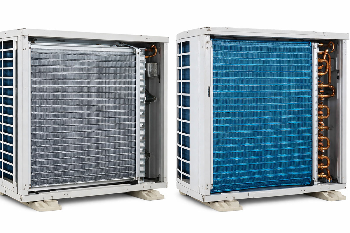 So sánh dàn tản nhiệt Blue Fin với dàn tản nhiệt Microchannel trên điều hòa, loại nào bền bỉ hơn?