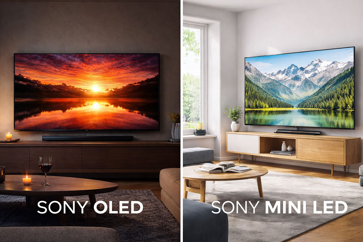 Tư vấn chọn mua tivi Sony trong năm 2026 nên chọn OLED hay Mini LED đáng tiền hơn?