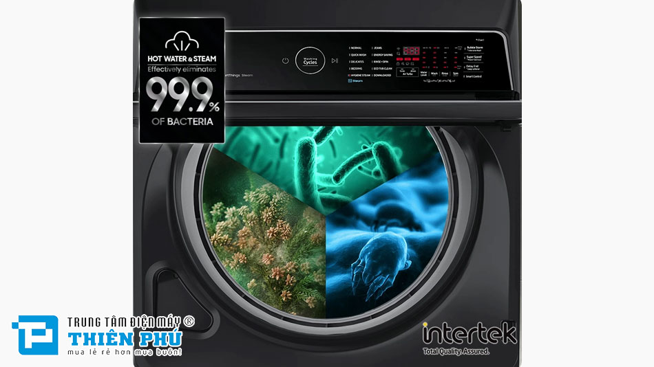 Máy giặt Samsung cửa trên WA80F21B9BSV có phù hợp giặt đồ trẻ em không?