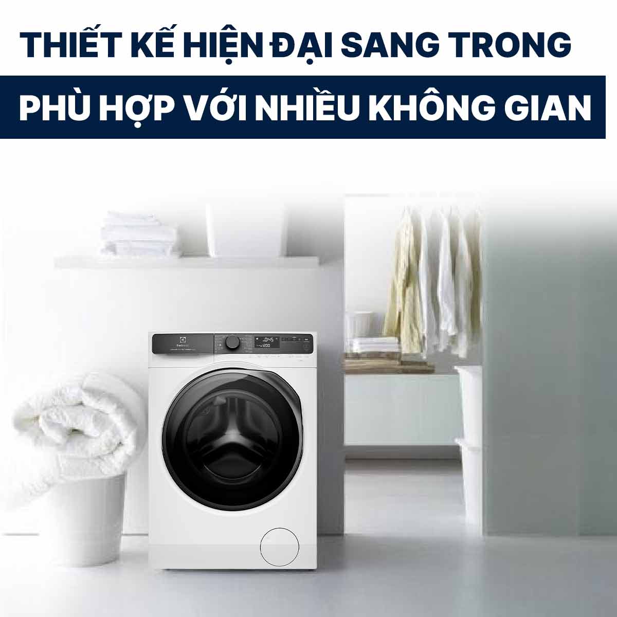 Hướng dẫn sử dụng máy giặt Electrolux lồng ngang EWF1343R7WC tối ưu điện nước và độ bền