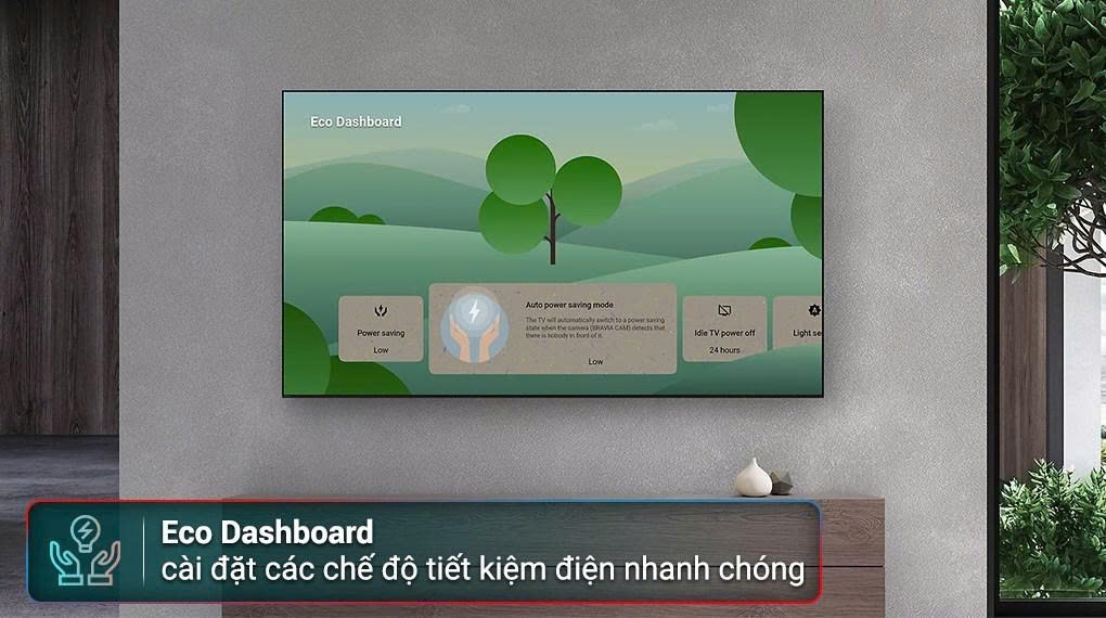 Tìm hiểu về tính năng Eco Dashboard trên tivi Sony và cách tiết kiệm điện thông minh