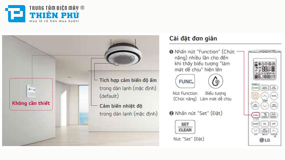 Điều Hòa Âm Trần LG 1 Chiều Inverter ZTNQ-GYLA1/ZUUQ-LV1