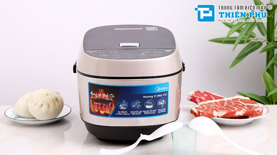 Nồi Cơm Điện Cao Tần Midea 1.8 Lít Midea MB-HS5008
