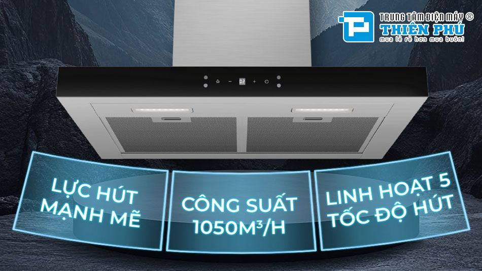 Máy Hút Mùi Midea MH70M77ET25S