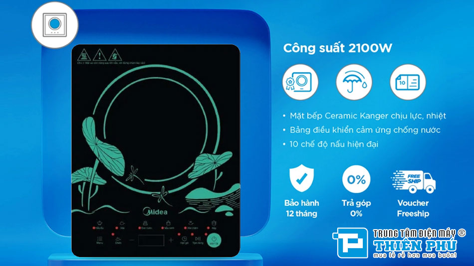 Bếp Từ Đơn Midea MI-T2123DD