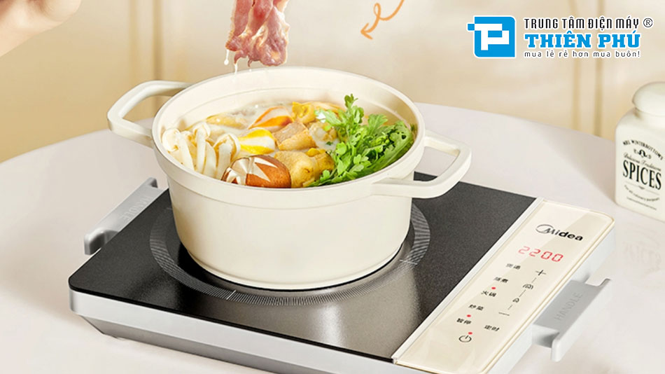 Bếp Từ Đơn Midea MIC221TLBG AE