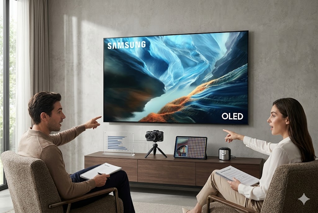 Review tivi Samsung OLED 55 inch QA55S90HAKXXV, đỉnh cao công nghệ hình ảnh