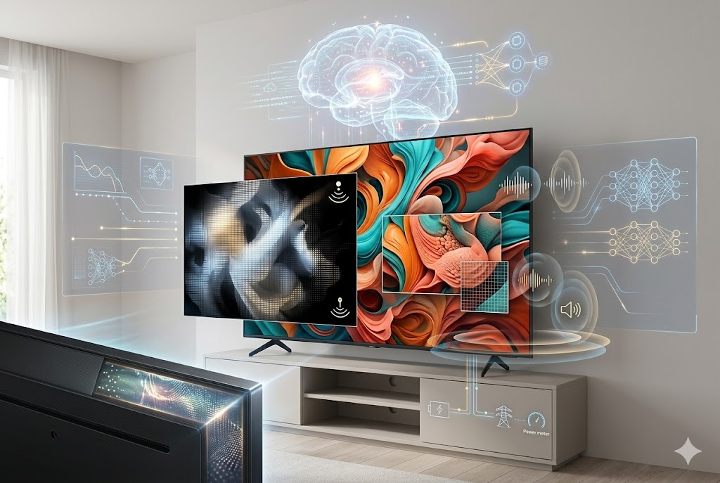 Khám phá sức mạnh từ công nghệ Vision AI trên tivi Samsung UA55M80HAKXXV