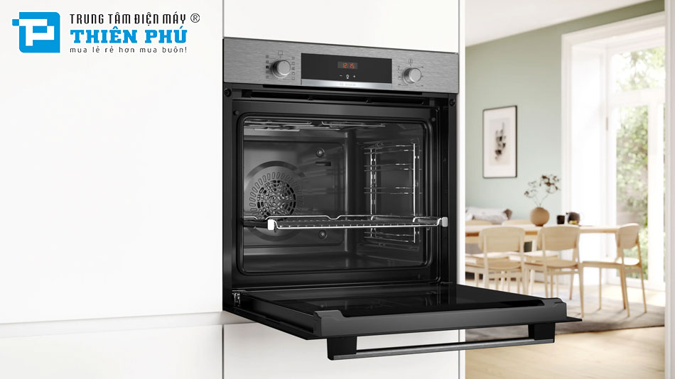Lò Nướng Kèm Hấp Bosch HQA514ES3 71 Lít Series 4