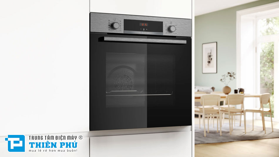 Lò Nướng Kèm Hấp Bosch HQA514ES3 71 Lít Series 4
