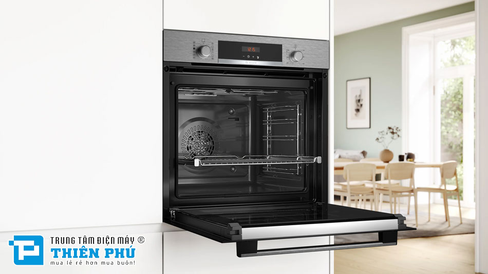 Lò Nướng Kèm Hấp Bosch HQA574ES3 71 Lít Series 4